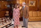 Entrevista de la alcaldesa de Cartagena con el presidente de la Asamblea Regional