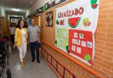 Visita al colegio de Educacin Especial Primitiva Lpez en el primer da de clase