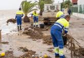 Los servicios del Ayuntamiento se afanan por devolver la normalidad tras las lluvias