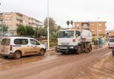 El Gobierno municipal supervisa la recuperacin del litoral del Mar Menor y las zonas oeste y norte afectadas por la gota fra