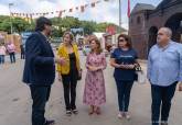 Visita al montaje del Campamento Festero de Carthagineses y Romanos