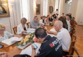 Reunión evaluación DANA en el Palacio Consistorial