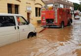 Intervenciones de bomberos con motivo de las lluvias torrenciales