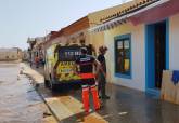 Intervenciones de bomberos con motivo de las lluvias torrenciales