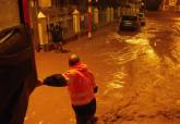 Intervenciones de bomberos con motivo de las lluvias torrenciales