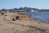 Playas cartageneras tras las labores de limpieza Gota Fria