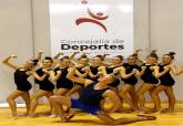 Entrenamientos del Club Rítmica Cartagena con el coreógrafo internacional Anton Laine