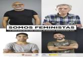 Cartel de la campaña Hombre Igualitario Somos Feministas