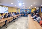Reunin de alcaldes en la Confederacin Hidrogrfica del Segura en Murcia