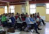 Visita concejala Educacin Irene Ruiz al IES Elcano como Escuela Embajadora del Parlamento Europeo