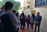 Visita concejala Educacin Irene Ruiz al IES Elcano como Escuela Embajadora del Parlamento Europeo