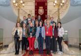 Visita de profesores Erasmus+ al Palacio Consistorial de Cartagena