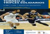 Torneo Triples solidarios UCAM Campa�a de recogida de juguetes