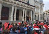 Muestra Escolar de Villancicos en la Plaza del Ayuntamiento