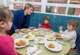 Puesta en marcha del nuevo comedor escolar del colegio Jos Mara de la Puerta