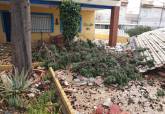 Incidencias provocadas por el temporal en las playas del litoral cartagenero