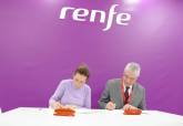 Firma del acuerdo con Renfe para promocionar Cartagena en todos sus canales