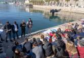 Concentración en homenaje a las personas fallecidas en el Mediterráneo