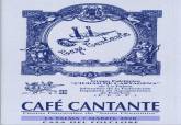 Cartel Caf Cantante de La Palma