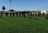Alumnos del CEIP San Fulgencio de Pozo Estrecho comparten jornada de rugby con el C.R.U.Cartagena dentro del Programa ADE