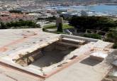 Excavaciones de las salas descubiertas en el Castillo de la Concepci�n