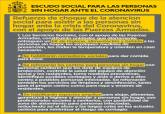 Instrucciones del Gobierno de Espaa para la creacin de un escudo social de proteccin a personas sin hogar