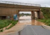 Imagen de archivo de la carretera del Sifn, inundada por la lluvia