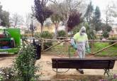 Desinfecci�n parques y jardines