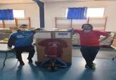 Donaci�n del Club de Tenis de Mesa al dispositivo municipal de emergencia social