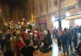Aglomeraciones en la noche del da 11 de mayo, en las Puertas de Murcia