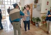 Visita de Noelia Arroyo a las personas en situaci de exclusin acogidas en la Hospitalidd de Santa Teresa y el Coto Dorda