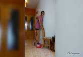 Rutina con step, deporte en casa