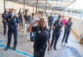 La primera mujer que ingres� en la Polic�a Local de Cartagena, Maricarmen Garrido vive su �ltima jornada laboral