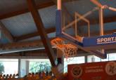Pista de baloncesto en el Palacio de Deportes 