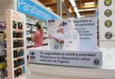 Visita de Manuel Pad�n a Carrefour para supervisar las medidas de seguridad e higiene