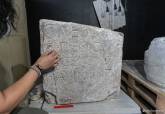 Pedestales epigráficos del Foro de la Colonia Romana llegados desde el Madrid