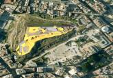 �rea de actuaci�n del nuevo parque arqueol�gico del Molinete