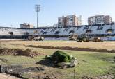 Cambio de cesped Estadio Cartagonova