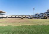 Cambio de cesped Estadio Cartagonova