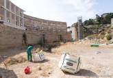 Limpieza Anfiteatro Romano de Cartagena
