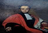 Proceso de reparacin del cuadro 'Retrato del mdico cartagenero Benigno Risueo de Amador'