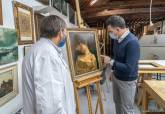 Restauracin del cuadro 'Reposo' y descubrimiento de su verdadero autor, el pintor Portela