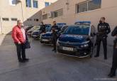 Juan Pedro Torralba presenta los nuevos coches de la Polic�a Local.