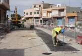 Obras de renovación de saneamiento en Avenida San Juan Bosco de Los Dolores