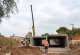 Obras de mejora de la evacuacin de agua en la Rambla de la Carrasquilla