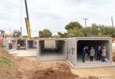 Obras de mejora de la evacuacin de agua en la Rambla de la Carrasquilla