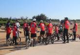 Ciclistas en Los Camachos.