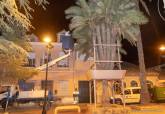 Trabajos de tratamiento fitosanitario contra la plaga del picudo rojo