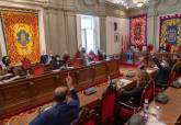Pleno extraordinario del Ayuntamiento de Cartagena 