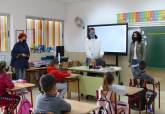 Visita de Irene Ruiz al colegio Flix Rodrguez de la Fuente